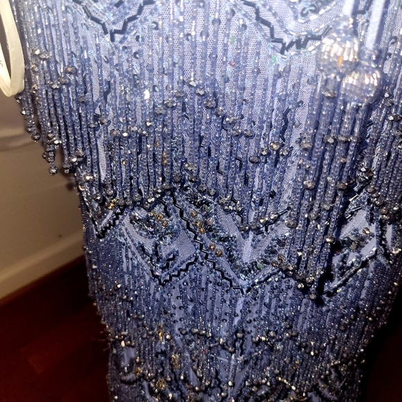 Sherri Hill Gown fully beaded great for prom or pageant a show stopper - Picture 15 of 17